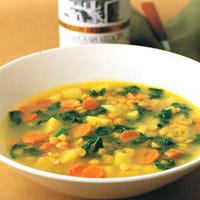 Indian Split-Pea and Vegetable Soup