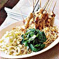 Vermicelli with Chicken Skewers and Nuoc Cham