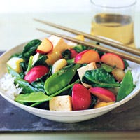 Vegetable Stir-Fry with Ginger Vinaigrette