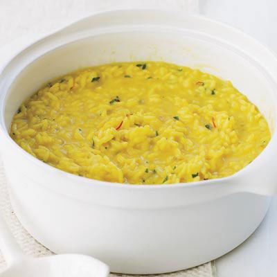 <i>Food & Wine</i>'s Grace Parisi shares a simple, classic recipe for Milanese risotto, then offers three worldly variations.<br /><br />
<b>Recipe:</b> <a href="/recipefinder/milanese-risotto-recipe"target="_new">Milanese Risotto</a>