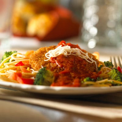 Chik'n Marinara with Veggies