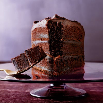Three-Layer Chocolate Cake with Blackout Filling
