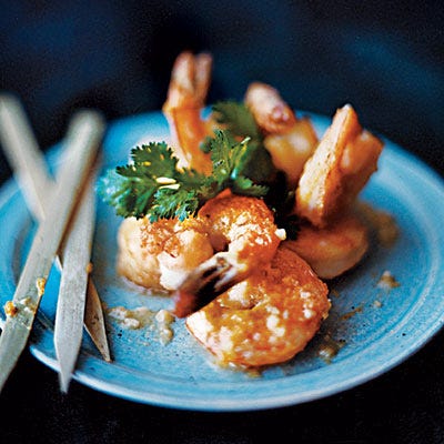Crispy Shrimp with Ginger and Garlic