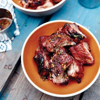 Honey-Glazed Baby Back Ribs with Whiskey Marinade