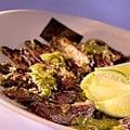 Grilled Gaucho Steak with 4-Herb Chimichurri