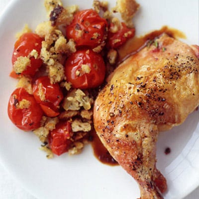 Roasted Chicken with Lemon Sauce