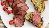 Grilled Beef Tenderloin with Ancho-Jalapeño Butter