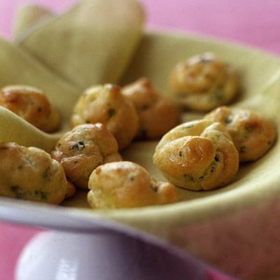 <p>Get these savory little egg-based pastries done ahead of time and freeze until the day of the party. The dough comes together quickly, so have all your ingredients prepped when you start.</p><br /><p><b>Recipe:</b> <a href="/recipefinder/lemon-parsley-gougeres-recipe"><b>Lemon-Parsley Gougères</b></a></p>