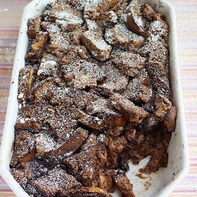 Chocolate Bread Pudding