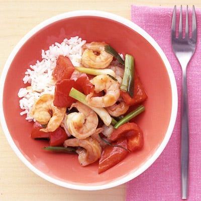Shrimp and Ginger Stir-Fry