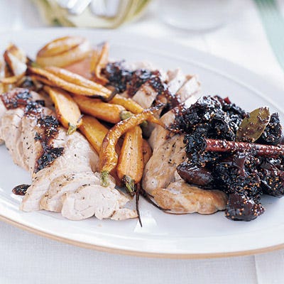 Roasted Pork Tenderloin with Fig Chutney