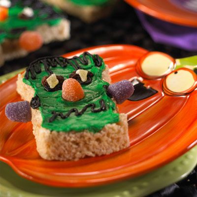 Green Halloween Monster Treats Recipe