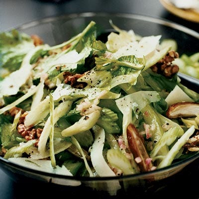 Celery Salad with Walnuts, Dates, and Pecorino