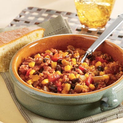 Black Bean, Corn, and Turkey Chili