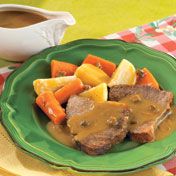 Nothing says home cooking like this slow-simmered pot roast that turns out tender and tasty, time after time.