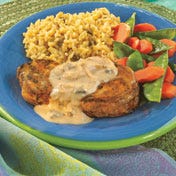 Herbed Pork Chops in Mushroom Sauce