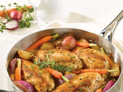 Pan-Roasted Chicken with Vegetables & Herbs - Swanson
