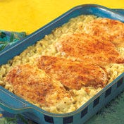 Baked Chicken, Broccoli and Rice