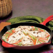 Fish &amp; Vegetable Skillet