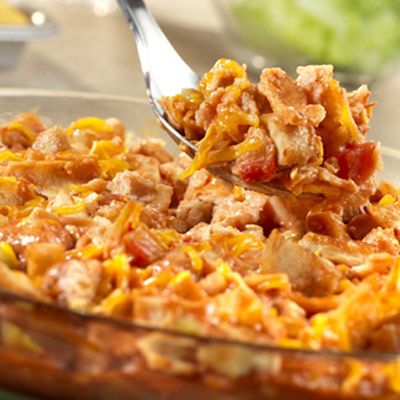 E-Z Chicken Tortilla Bake - Campbell's Kitchen - Campbell's Kitchen