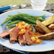 Steak with Chipotle Cheese Sauce