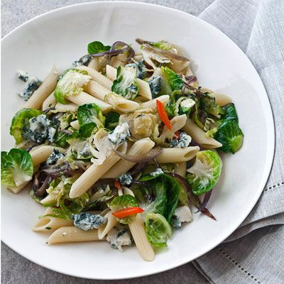 Penne Rigate with Brussels Sprouts and Gorgonzola