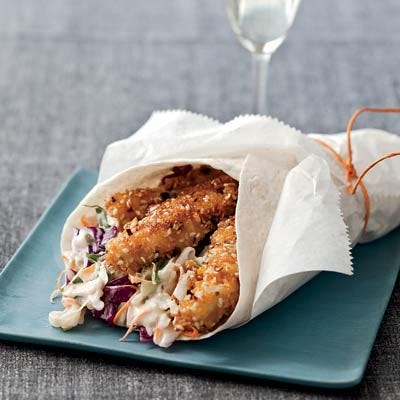 Hot-and-Crunchy Chicken Cones