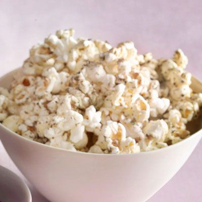 Popcorn with Dried Oregano and Lemon