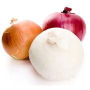 <p>Onions don't see as many pest threats, which means less pesticide spraying.</p><br />

<p><b>Choose:</b> Look for onions that are firm, have a distinctive "oniony" smell that's not overpowering, and show no visible signs of damage or soft spots. Store in a cool, dry place or in the refrigerator.</p><br />

<p><b>Recipes:</b><br />
<a href="/recipefinder/onion-rings-recipe" target="_blank"><b>Onion Rings</b></a><br />
<a href="/recipefinder/creamed-onions-recipe" target="_blank"><b>Creamed Onions</b></a><br />
<a href="/recipefinder/turkey-balsamic-onion-quesadillas-recipe-5273" target="_blank"><b>Turkey and Balsamic Onion Quesadillas</b></a>