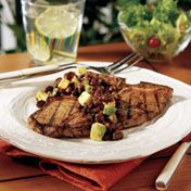 Cumin, lime and avocado join the bold flavors of Pace{{{reg}}} for dressing a T-Bone done south-of-the-border style.