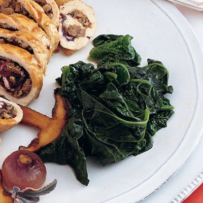 Simple Steamed Spinach