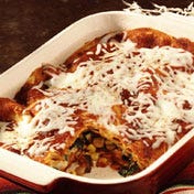 Layered Vegetable Enchilada Casserole