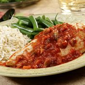 Looking for an easy-to-make dish that's loaded with flavor?  Try this family-pleasing dish that mixes picante sauce, brown sugar and mustard to make a savory sauce for moist and juicy baked chicken.<br />