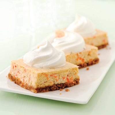 Carrot Cheesecake Bars