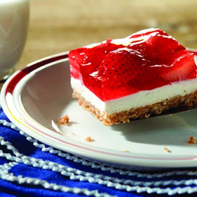 Strawberry Pretzel Squares