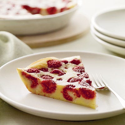 Raspberry Clafoutis