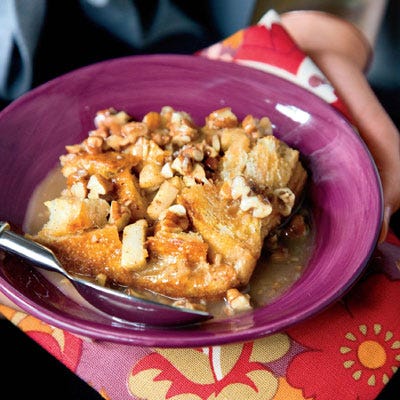 Spiced Caramel-Apple Bread Pudding