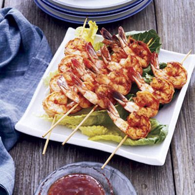 Shrimp with Asian Barbecue Sauce