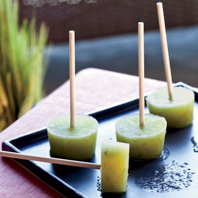 Cucumber-Lime Pops with Gin