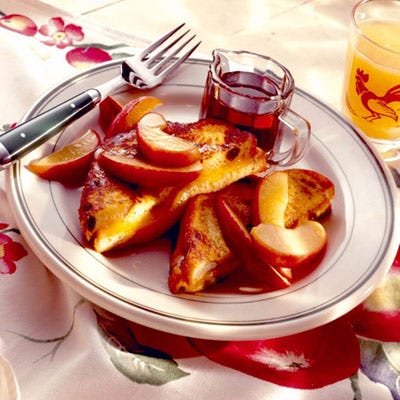 French Toast Sandwiches with Maple Apples