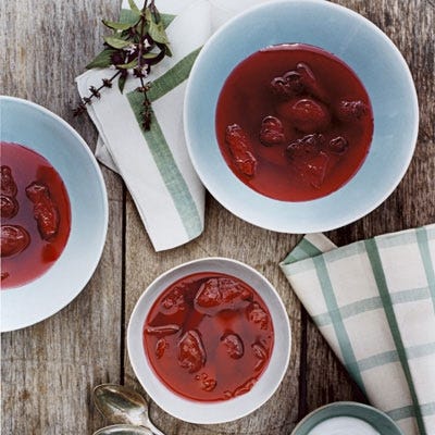 Chilled Spice-Plum Soup