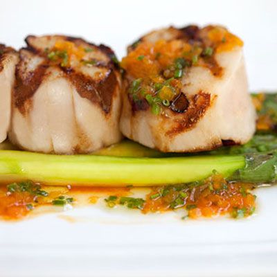 The Sea Grill's Grilled Day Boat Sea Scallops Recipe