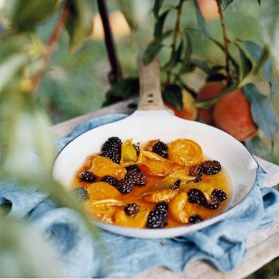 <p>Warm skillet-roasted fruit is a satisfying dessert that's only made better à la mode.</p><br />
<p><b>Recipe: </b><a href="/recipefinder/skillet-roasted-apricots-blackberries-recipe-opr0810" target="_blank"><b>Skillet-Roasted Apricots and Blackberries</b></a></p>