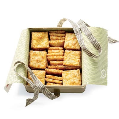 Oat-and-Cheddar Crackers