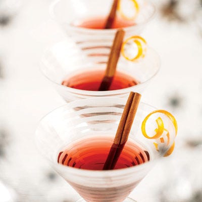 Peach Pomegranate Martini