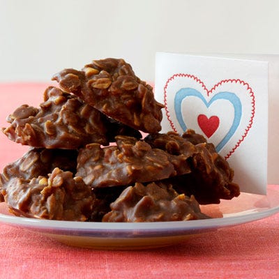 "If you've had a fight [with your boyfriend], nothing will ease the tension like a sweet treat, such as my No-Bake Chocolate Oatmeal Cookies. One bite and he'll forget there was ever a problem. Plus, chocolate is an aphrodisiac, so who knows where you two could end up next!" — Katie Lee

<br><br><b>Recipe:</b> <a href="http://gogonow.org/recipefinder/no-bake-chocolate-oatmeal-cookies-recipe-cosmo%22 target="_blank">No-Bake Chocolate Oatmeal Cookies</a>