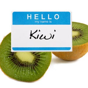 Kiwi (a.k.a. Chinese Gooseberry) <p>What to do if you're a New Zealand farmer trying to sell a tangy green fruit from the Yangtzee Valley in Northern China, roughly 10,000 miles away, when the native <i>yang tao</i> won't do, and neither will "Chinese gooseberry," as it was also called? You change its name, and add a dash of nationalism. That, essentially, is how we came to call the Vitamin C-rich <a href="/search/fast_search_recipes?search_term=kiwi">kiwi</a> (or kiwifruit) by something it is not: native to New Zealand (where folks, and some birds, are known as Kiwis). The marketing scheme was hatched in 1962, and by 1974, the name had stuck. And it turns out <i>yang tao</i> means strawberry peach, which is a pretty apt description of a kiwi. Anyway, the strategy has been pretty successful, as New Zealand remained the largest exporter of kiwifruit to the U.S., as of 2007, though fruit-producing vines have now been transplanted around the world, and imports have increased markedly from Italy and Chile.</p>