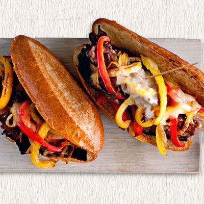 <p>Roast the beef for these cheesesteaks in advance, then assemble with caramelized onions, peppers, and melted provolone just before your guests arrive.</p><br /> <p><b>Recipe:</b> <a href="/recipefinder/cheesesteaks-peppers-onions-recipe-opr0211" target="_blank"><b>Cheesesteaks with Peppers and Onions</b></a></p>
