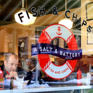 New York's British transplants can get a taste of home at A Salt & Battery, "New York's only truly authentic fish & chip shop." The recipes for the restaurant's signature fish and chips plates are so fantastic, even celebrity chef Bobby Flay couldn't top them. He lost a fish and chips battle with A Salt & Battery's chef on his Food Network show, "Throwdown! with Bobby Flay."