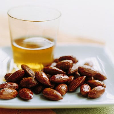 Tamari and Maple-Roasted Almonds